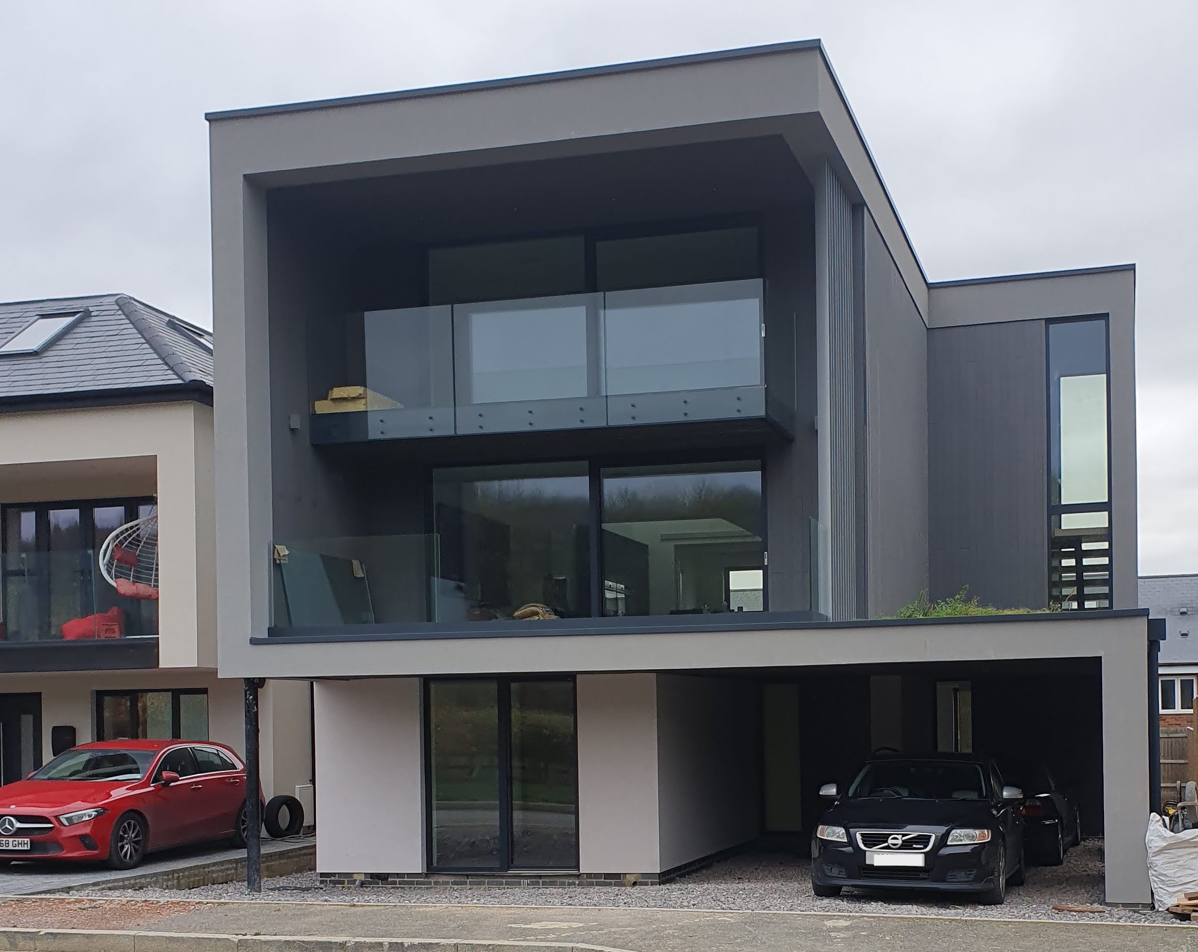 Exterior of property featured on Grand Designs